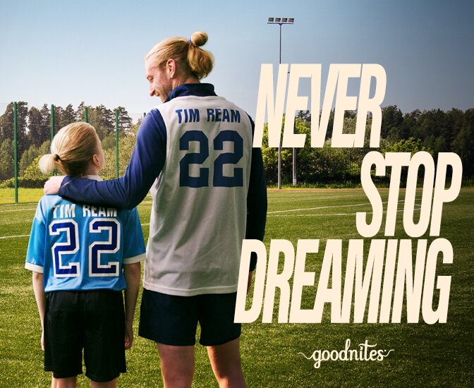 Never Strop Dreaming Hero