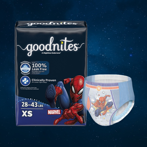 Nighttime underwear for boys